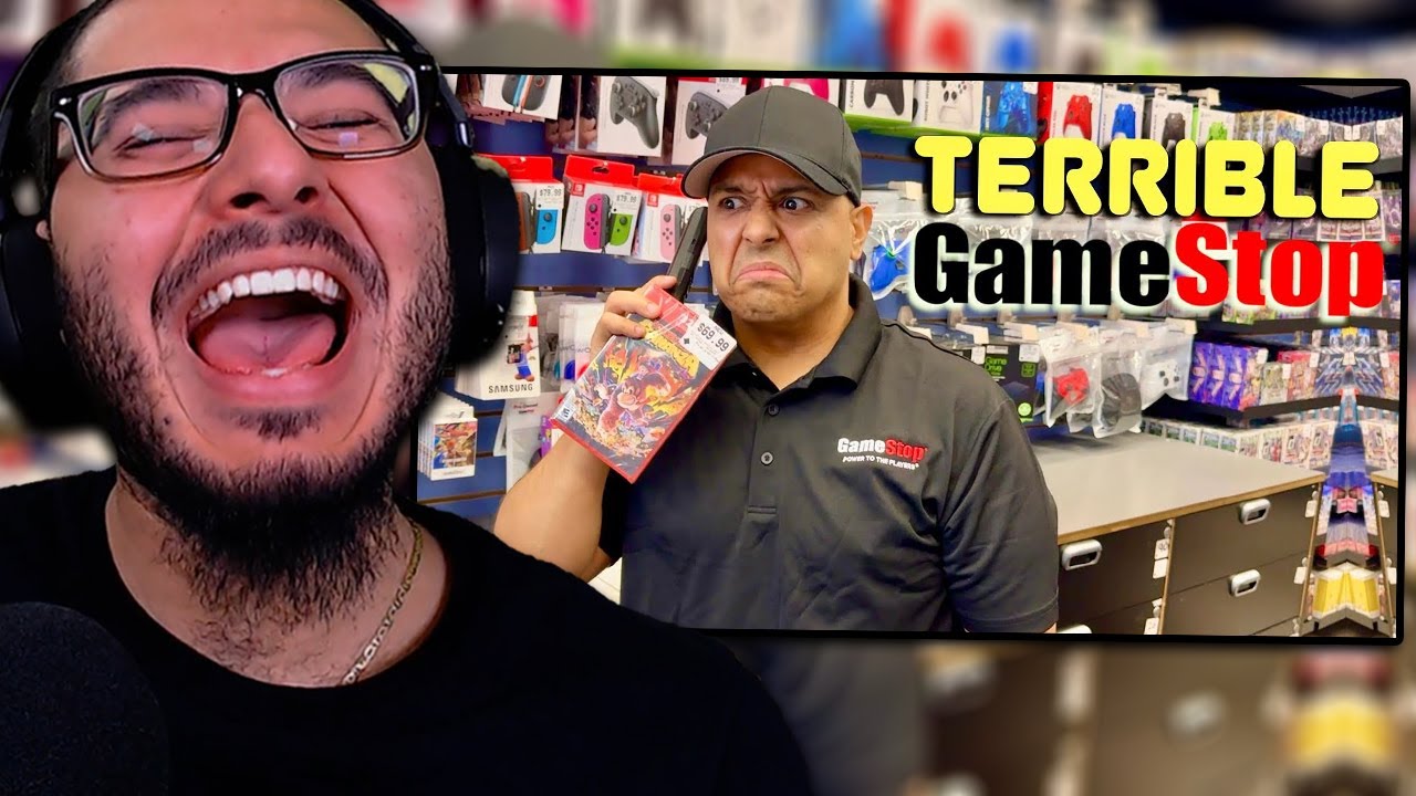 DashieXP - TERRIBLE GAMESTOP EMPLOYEE!! (AND BLOOPERS) | REACTION