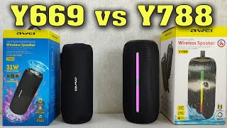 Awei Y699 VS Awei Y788. Обзор, тесты и полное сравнение двух колонок Awei.
