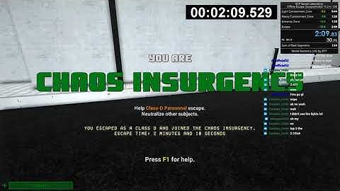 Top 10 | Random seed SCP:SL Scopophobia 10.2+ | 2:09.529 Speedrun