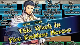 This Week In Fire Emblem Heroes March 22Nd - March 28Th Feheroes