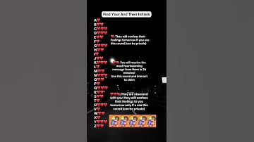 Initials Signs Find Your And Their Initials #initials #tiktok #subscribe #shorts