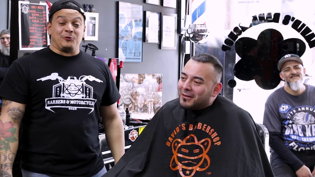 Barbers and Motorcycles Spanish version (Fatbob 2018 Harley Davidson
