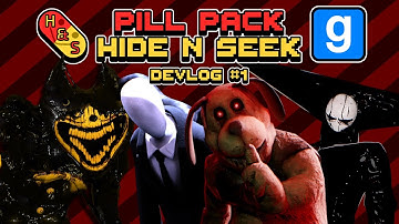 GMOD Pill Pack Hide & Seek Devlog #1 | TEASERS + FUTURE MONSTERS
