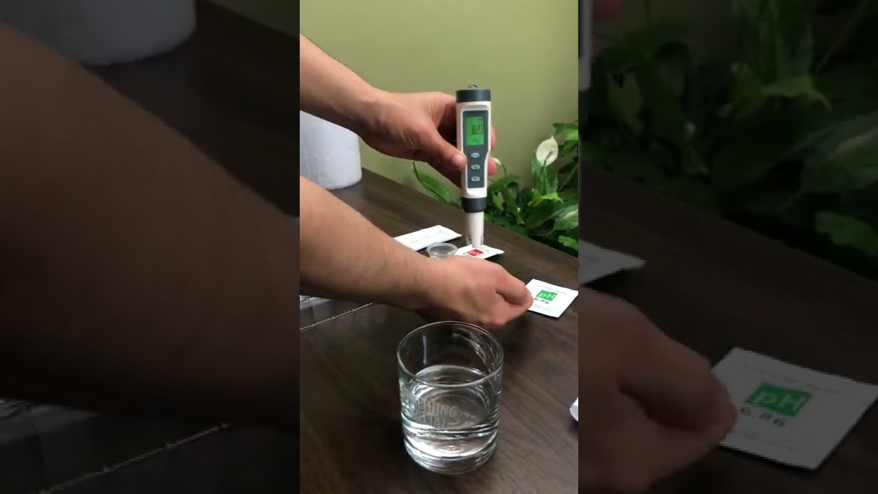 Calibración de medidor de PH, TDS y temperatura