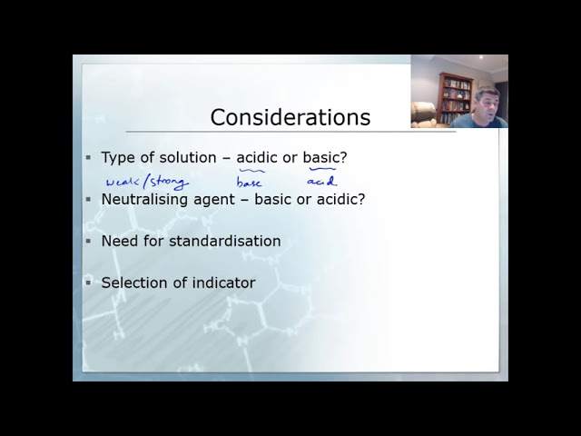 Considerations when analysing common substances | Acids and bases | meriSTEM