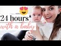 24 HOURS WITH A NEWBORN | 3 MONTH OLD FULL DAY ROUTINE + SCHEDULE