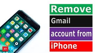 How to remove gmail account from iPhone