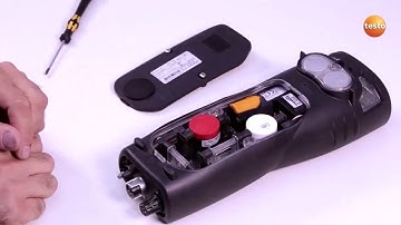 testo 340 Combustion Analyser - Replacing sensors