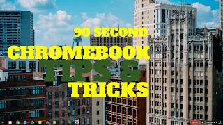90 Second Chromebook Tips & Tricks - Adjust Screen Resolution