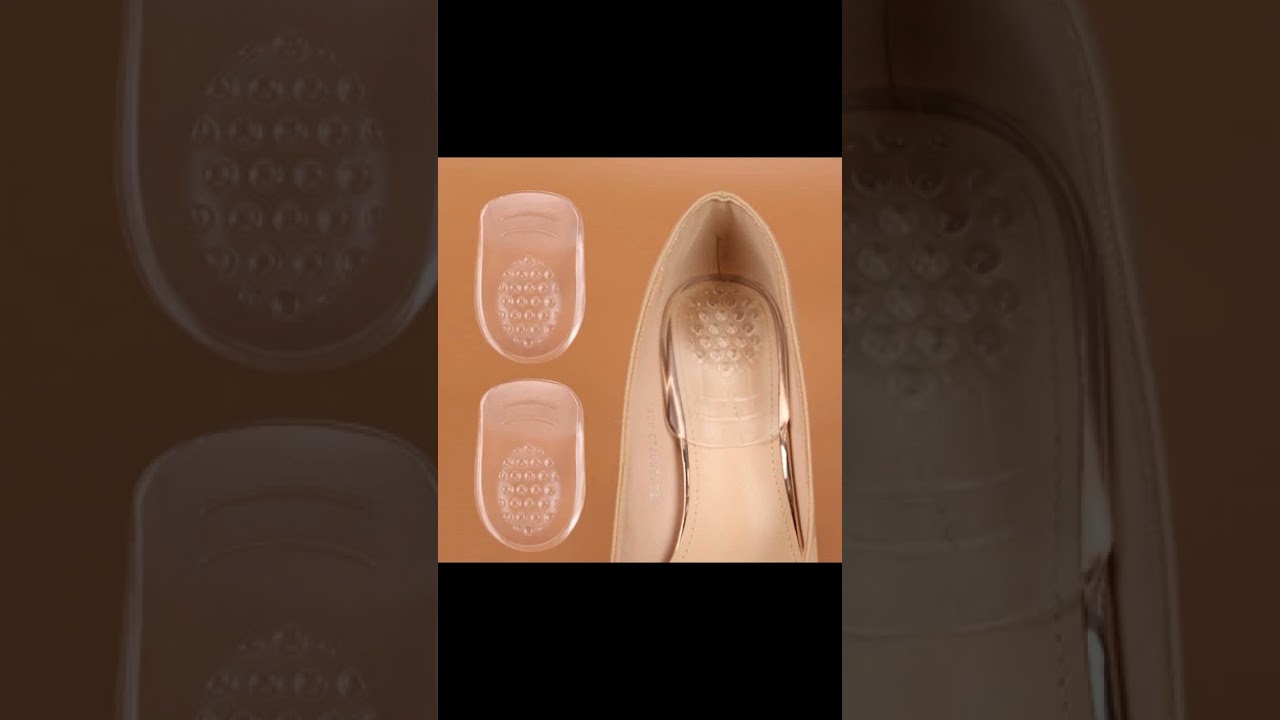 Silicone Heel Pads – Shock Absorbing Shoe Inserts for Heel Pain and Foot Support