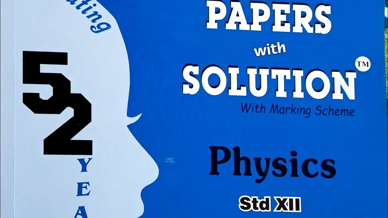 Physics 2022 paper with solutions || 12th standard - YouTube
