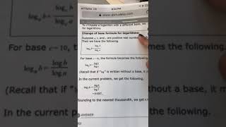 Calculator: How to input log
