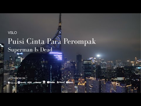 VSLO: Superman Is Dead - Puisi Cinta Para Perompak (Lyrics) | Vinyl Mode & City Night Ambiance