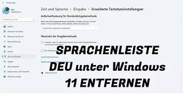 Wo finde ich sprachenleiste?