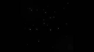 White Small Particle Blinking Black Screen  