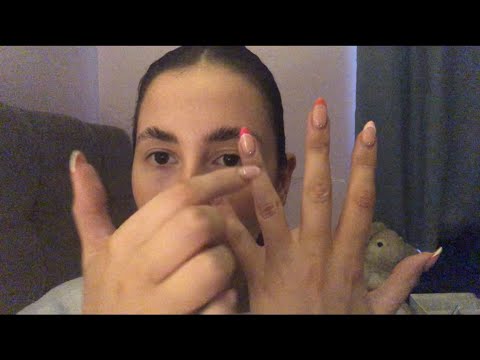 ASMR- Camera cupping/upclose whispers about my broken finger lmao🤘🏻 (Custom for Isabelle!💗)