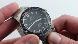 Pre-Owned IWC Aquatimer 2000 IW3536-02 Luxury Watch Review