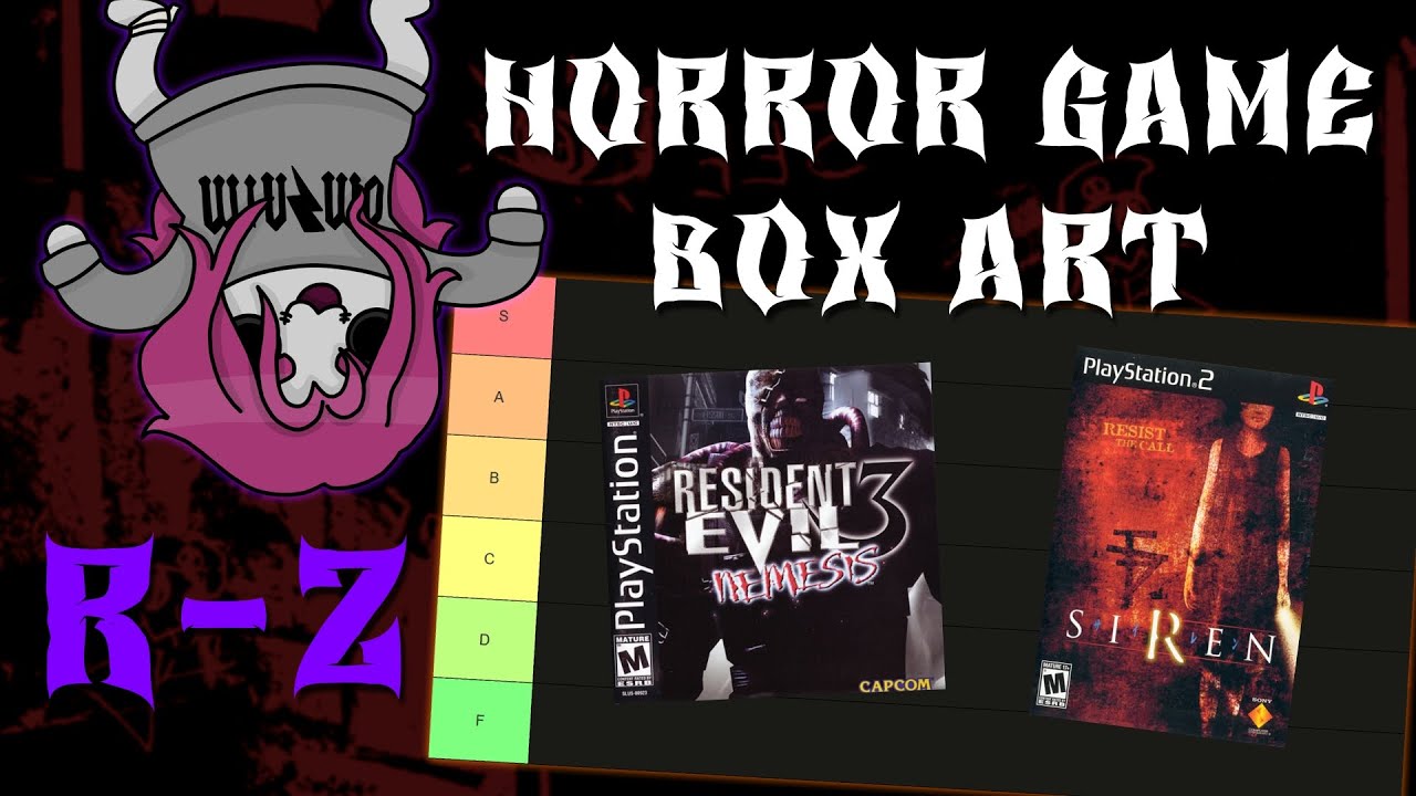 Horror Box Art Tier List [R-Z] Part 3/3 - YouTube
