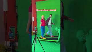 Exposing moonwalk YouTubers with@merrickhanna #behindthescenes #moonwalk #greenscreen
