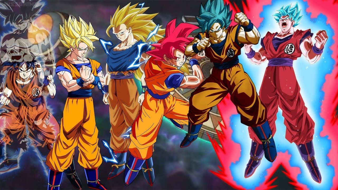Goku's Forms V2 - YouTube