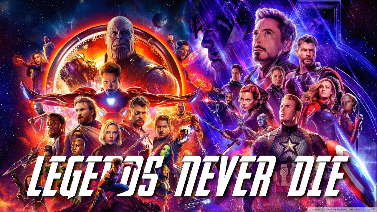 Legends Never Die | End Game And Infinity War Together | 4K