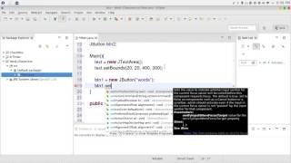 37 JAVA Swing GUI with Strings