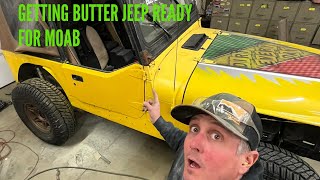 Getting the Butter Jeep ready for Easter Jeep Safari 2023