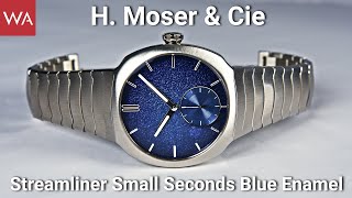 H. Moser & Cie. Streamliner Small Seconds Blue Enamel. Aqua Blue Fumé Dial. The Saga Continues.
