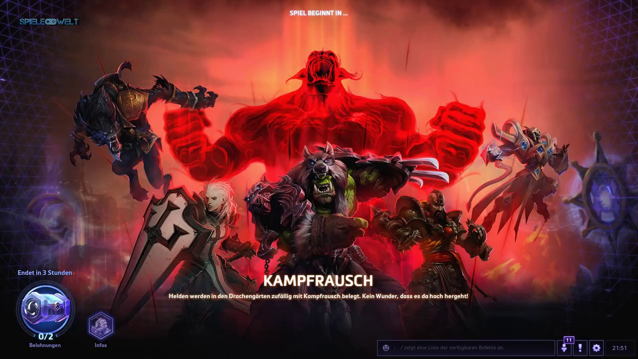 Heroes of the Storm: Kampfrausch Heldenchaos no commentary