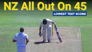 New Zealand All Out for 45 | Dale Steyn, Philander and Morkel Destroyed NZ Team