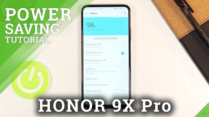 How to Enable Power Saving Mode in Honor 9X Pro – Extend Battery Life