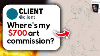 Artist Disappeared With Lots Of Unfinished Commissions...