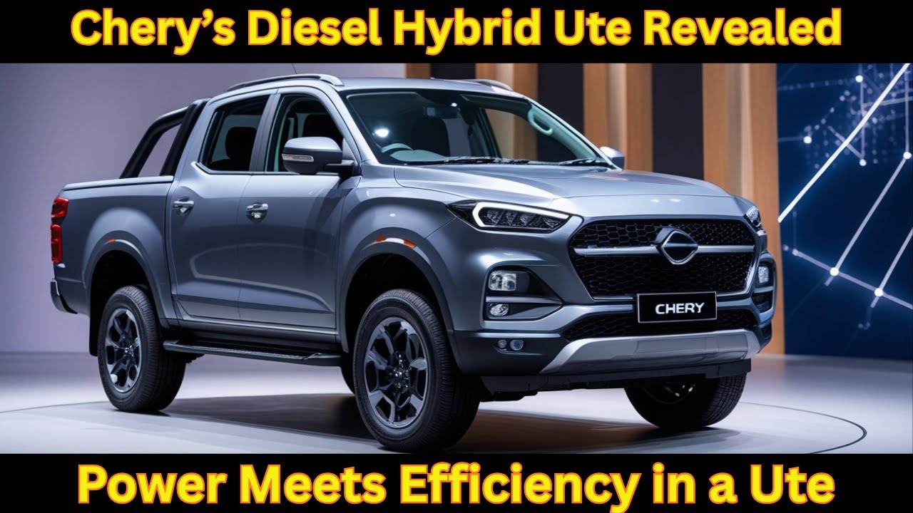 Генеральный директор Chery представил дизельный гибридный пикап, который, как ожидается, займет л...