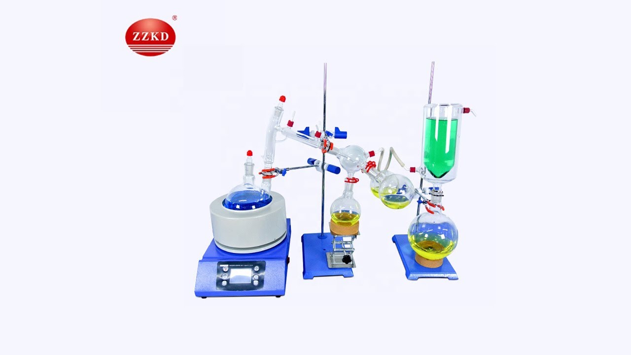 Extraction of distillation equipment system for extracting CBD oil - Short-Path Distillation