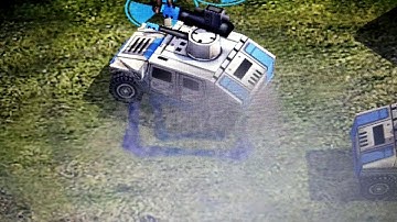 Generals:Zero Hour "Random Humvee doing round-ish square routine"