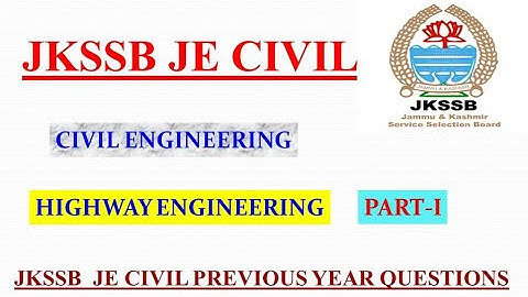 Highway engineering questions and answers Part-1 || Civil engineering ||