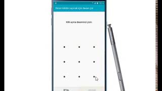 Samsung Galaxy Note 5 Ekran Kilidi Desen Yapma screenshot 3