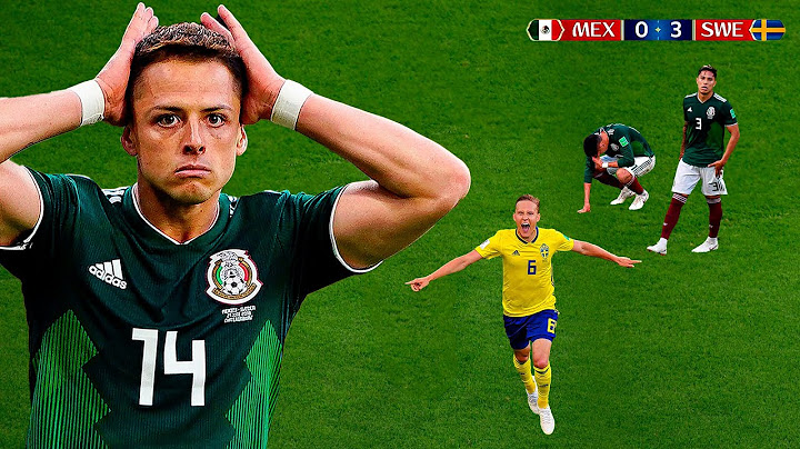 El día que SUECIA le dio un GOLPE de REALIDAD a MÉXICO en un MUNDIAL
