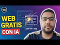 Como Crear Una Pagina Web desde 0 Con IA en 2026