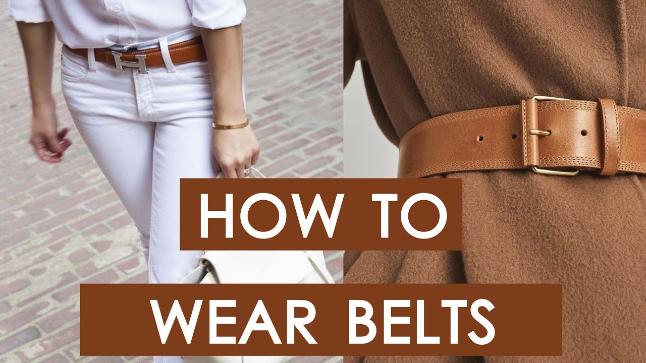 Ways to Wear a Belt to Easily Upgrade Your Look YouTube