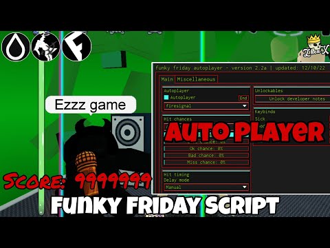 Funky Friday Infinite Score & Auto Play Script  Hydrogen and Fluxus -  Roblox Mobile Exploiting 