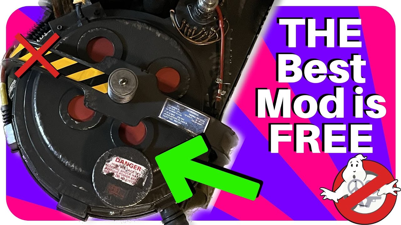 THE Best Mod is Literally FREE - HasLab Spengler Proton Pack - Cyclotron LED Diffuser Modification