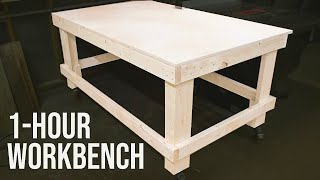 #shorts - making a #workbench in under 1 hour.  #woodworking #diy