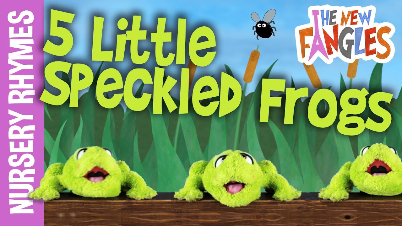 5 Little Speckled Frogs | Nursery Rhymes for Kids | The New Fangles ...