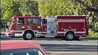 Davis Fire Dept. Engine 233 Returning 4/5/25