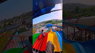 Waterpark slide poV #parkour#speedrun #freerun #park#waterslide #fun#parkourlife #youtubeshorts