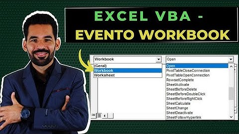 Excel VBA - Evento Workbook