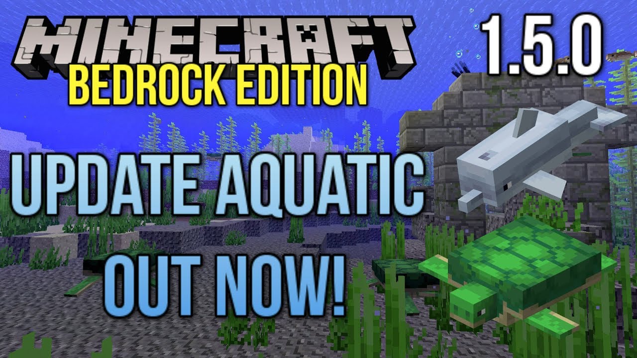 Minecraft Bedrock: Update Aquatic OFFICIAL Release! [Phase 2] (Xbox ...