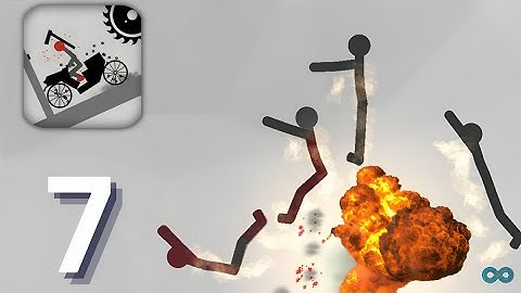 Stickman Falling - Gameplay Walkthrough Part 7 - simulates terrifying falls (iOS, Android)