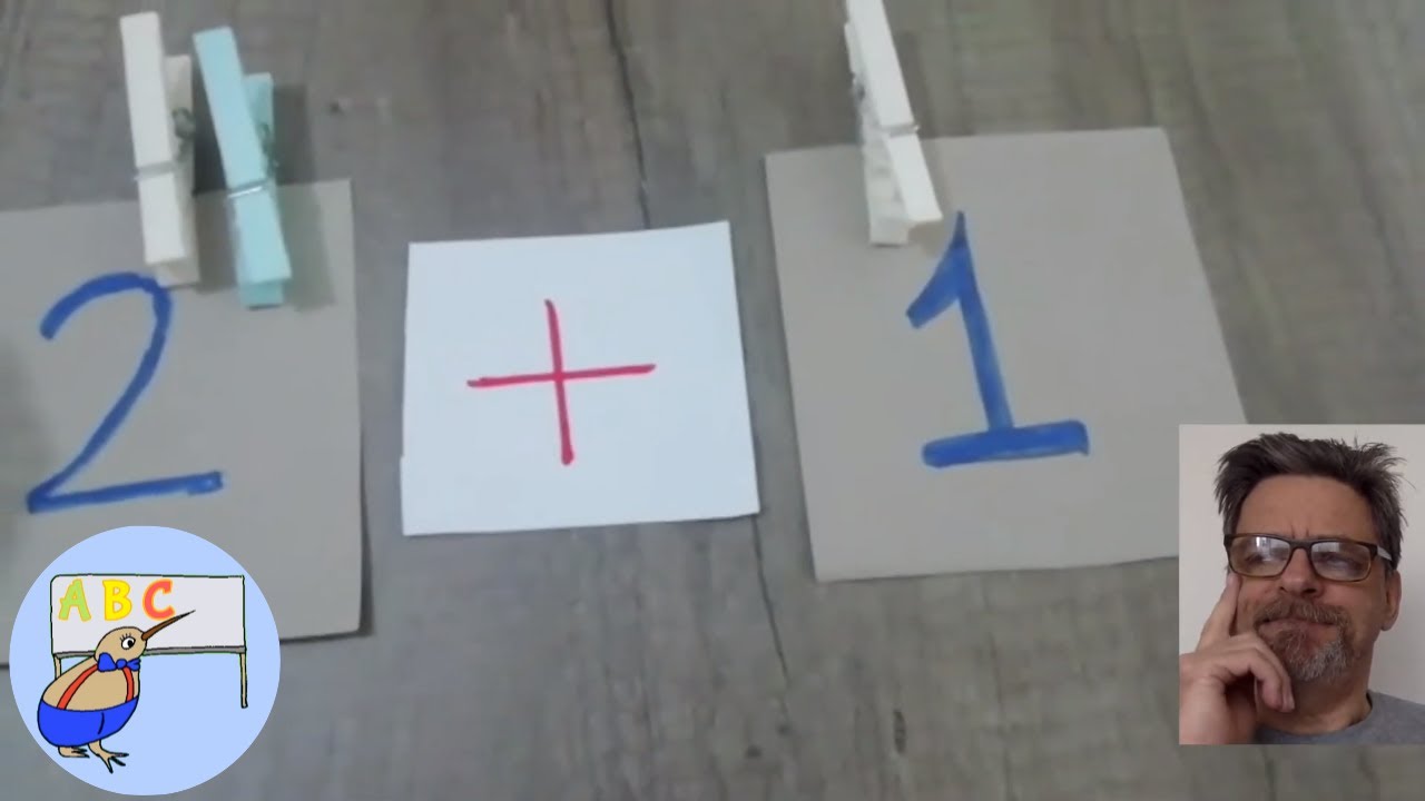 Simple Math by Adding numbers. Kiwi English lessons